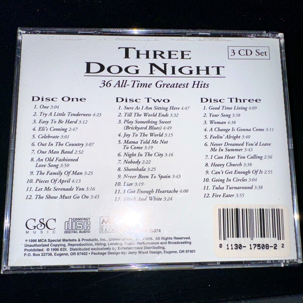 Three Dog Night 36 All Time Greatest Hits
